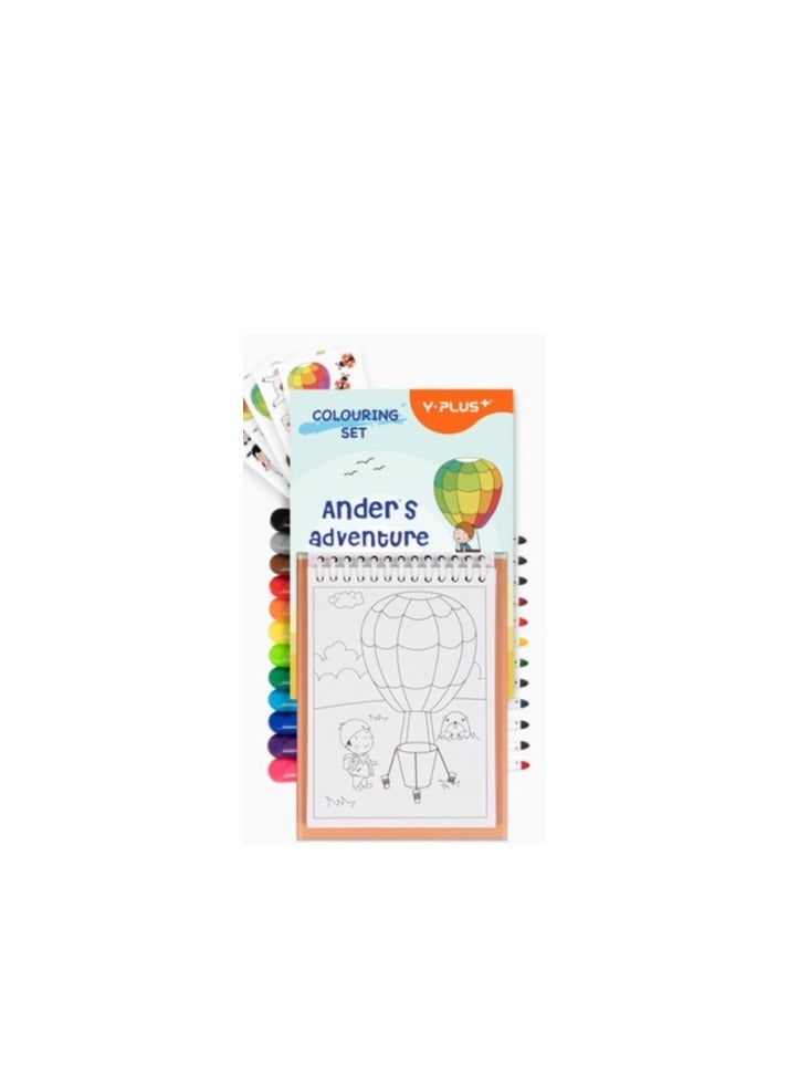 YPLUS Paint with Water Books, Mess Free Watercolour Paints Set for Children, Kids Painting Books - Image 2