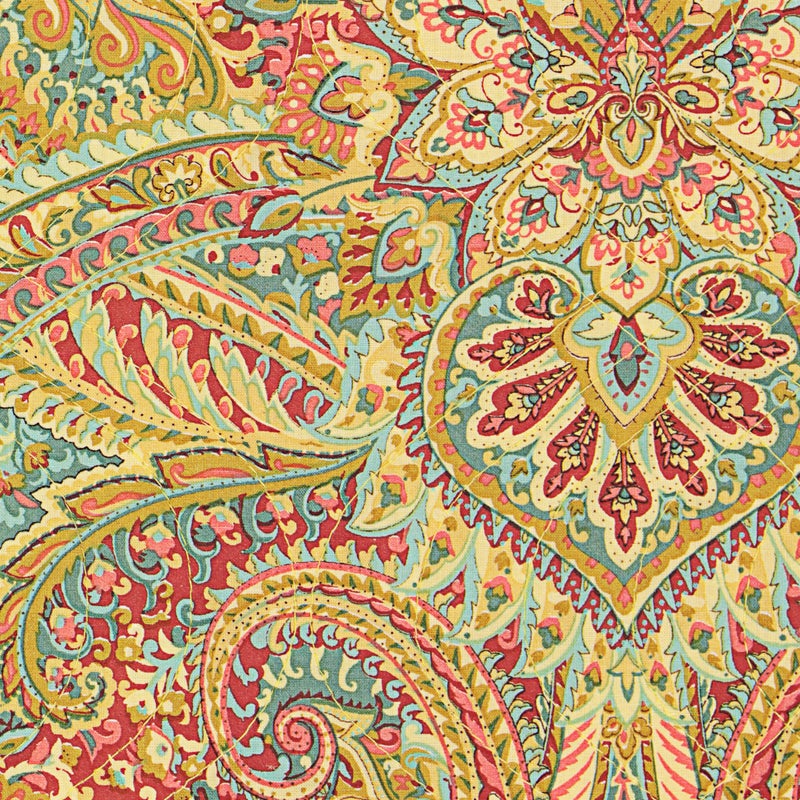 Waverly Swept Away Valances for Windows Rod Pocket Curtains for -Kitchen and Living Room, 60" x 18", Berry - Image 3