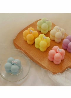 SYOSI 2 Pieces 3D Soy Candles Mould, Handmade Soap Ornament DIY Cake Silicone Molds, Wax Aromatherapy Plaster Moulds, Candle Making Kits for DIY Crafts Making Handicrafts Candle Decorations  - Image 5