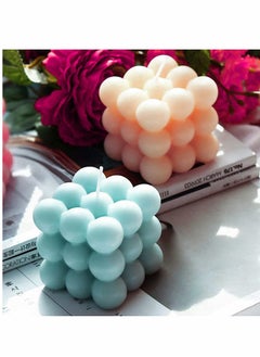 SYOSI 2 Pieces 3D Soy Candles Mould, Handmade Soap Ornament DIY Cake Silicone Molds, Wax Aromatherapy Plaster Moulds, Candle Making Kits for DIY Crafts Making Handicrafts Candle Decorations  - Image 4