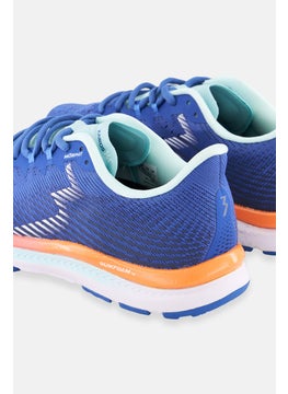 361 Degrees Women Lace Up Running Sports Shoes, Blue  - Image 2