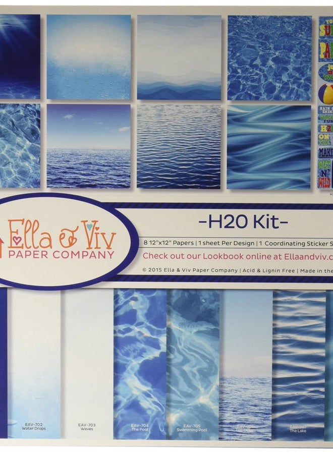 EAV-795 H2O Collection Kit Blue, 12x12 inches