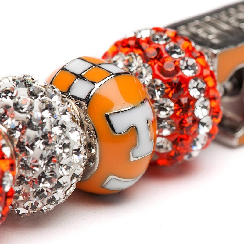 Stone Armory Tennessee Vols Charm for Charm Bracelets - Orange and White Tennessee Bead - Hypoallergenic Stainless Steel Charms - University of Tennessee Jewelry - Image 5