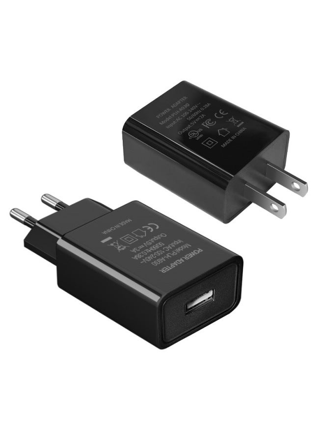 5V3A Charging Head FCC Certification Usb European Gauge Mobile Phone Charger 3a Power Adapter 5V3A American Gauge Charger-Color:British Rules-black 】 - Image 4