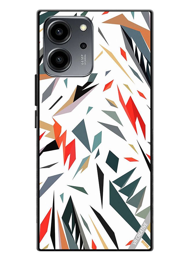 VR CREATIVE Protective Case Cover For Honor 80 SE Abstract Design Multicolour - Image 1