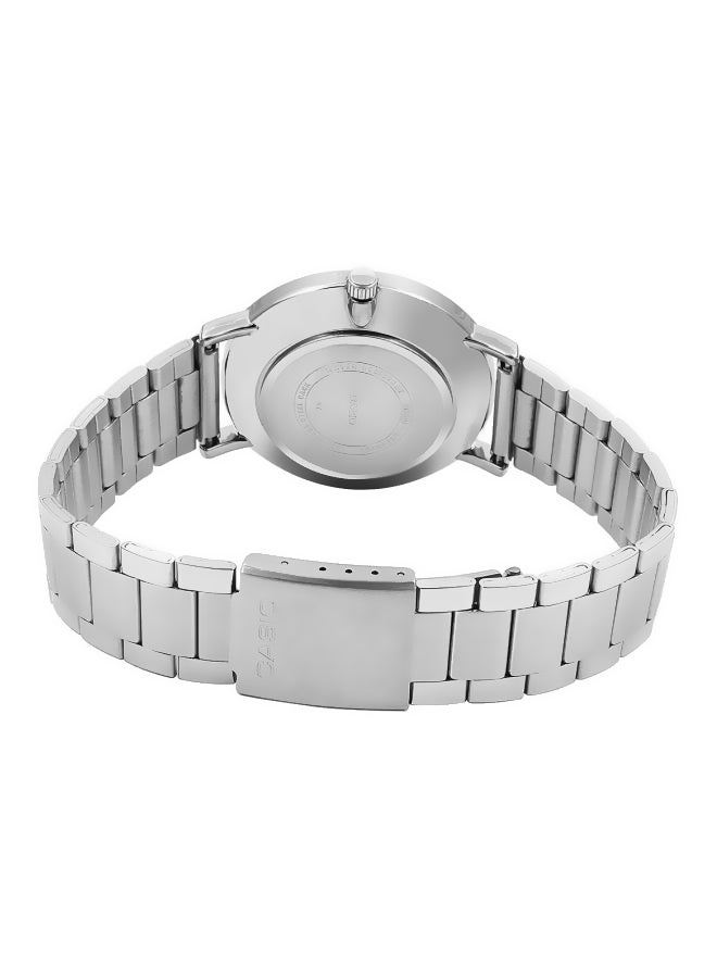 CASIO Men Water Resistant Analog Watch MTP-VT01D-2BUDF - 40 mm - Silver - Image 2