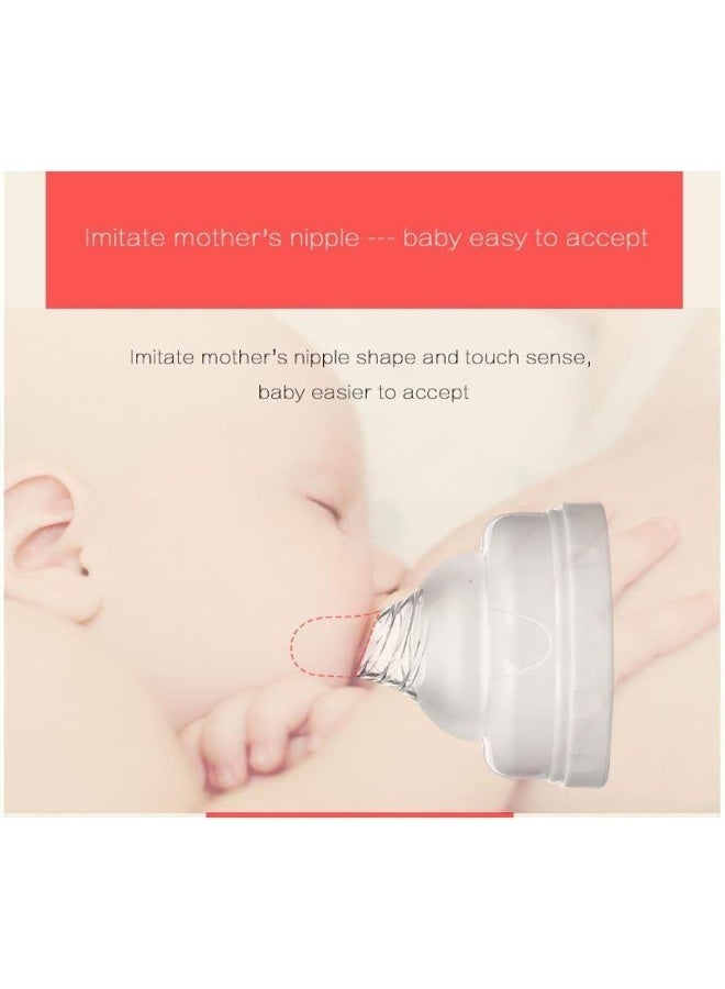 مضخة ثدي كهربائية مزدوجة مريحة مع زجاجة حليب - Image 3