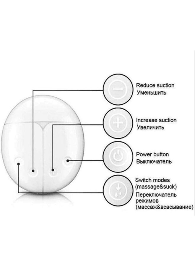 مضخة ثدي كهربائية مزدوجة مريحة مع زجاجة حليب - Image 4