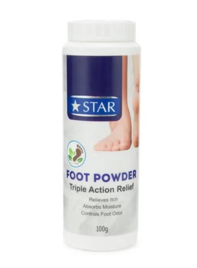 SZ Star Foot Powder Triple Action Relief 100 G