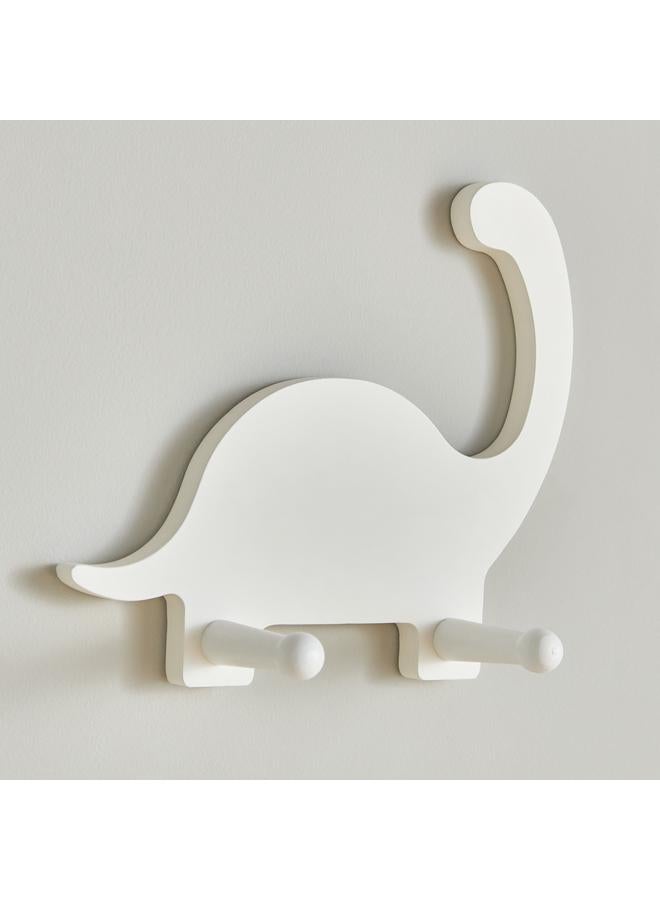 ناتشرا خطاف حائط خشبي على شكل ديناصور مقاس 20×55×18 سم - Image 2