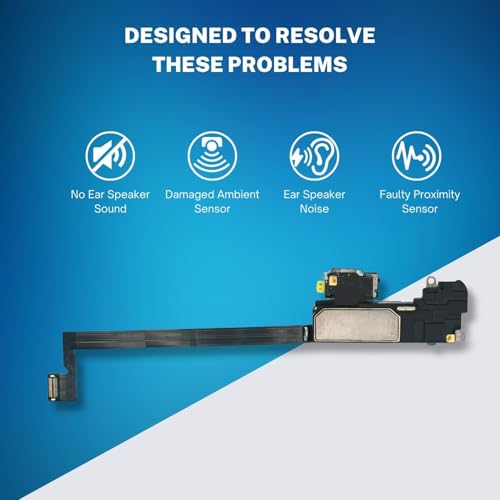 E-REPAIR Ear Speaker Module and Face ID Sensor Proximity Light Flex Cable Assembly Replacement for iPhone Xs Max - Image 2