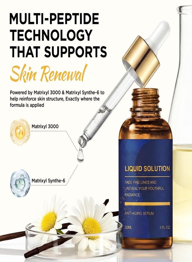 AIPILER Advanced Peptide Firming Serum: Olivita Liquid Solution Serum with Matrixyl 3000, Matrixyl Synthe-6 & Argireline, Collagen Peptides for Wrinkles, Sagging & Loss of Firmness - Image 3