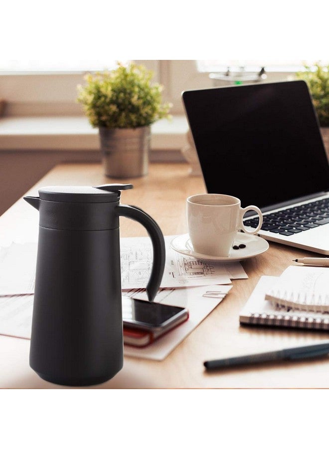 GearRoot 28oz Coffee Carafe Airpot Insulated Coffee Thermos Urn Stainless Steel Vacuum Thermal Pot Flask for Coffee, Hot Water, Tea, Hot Beverage - Keep 9 Hours Hot, 18 Hours Cold - Image 3
