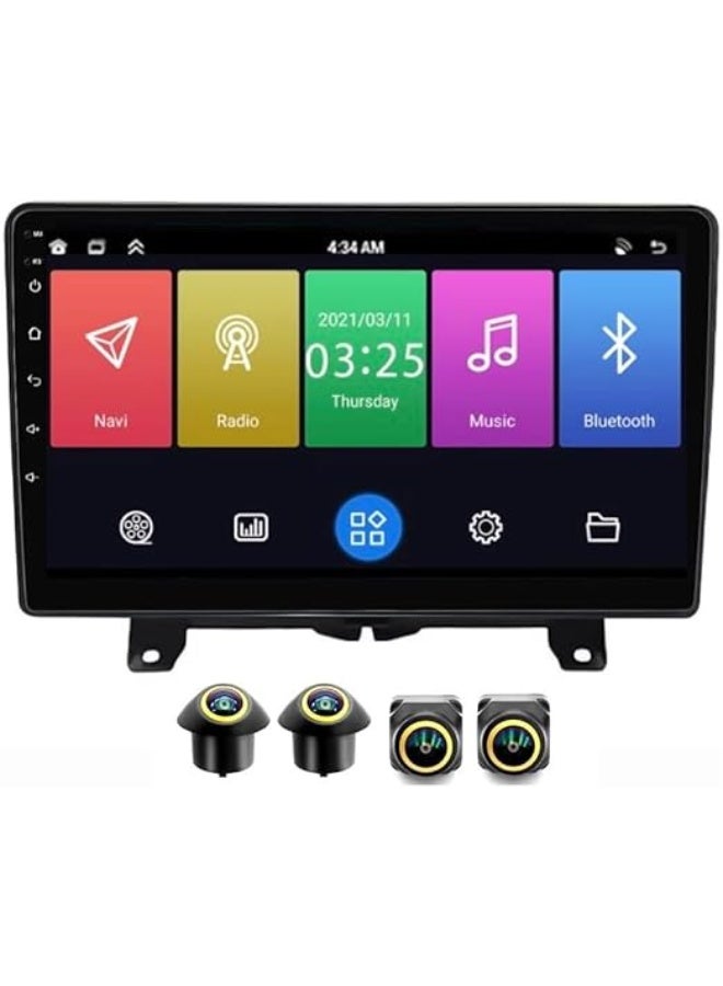 SHEZA STAR Android Car Stereo for Range Rover 2005-2009 4GB RAM 64GB ROM Support Carplay, M-Link Wi-Fi BT, Radio GPS, 10 Inch IPS.QLED, Screen with 360D Camera Included - Image 1