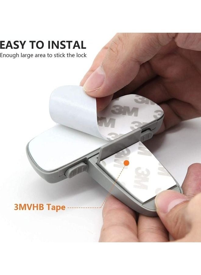 قفل باب ثلاجة المنزل البيضاء - Image 5