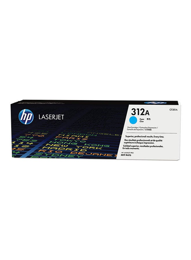 HP 312A Cf380A Laser Jet Toner Cartridge Cyan - Image 2