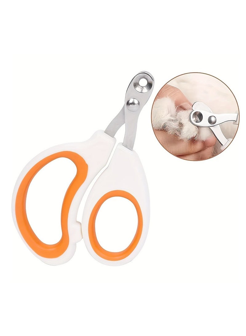 مجموعة قصاصات أظافر القط الممتازة -الشفرة الحادة Angled Blade، ثقب القطع الدائري Circular Cut Hole، تصميم مكافحة التفرقع Anti-Overcutting، مقبض مقبض سهل، آمنة وخالية من الإجهاد Grooming Experience - Image 1