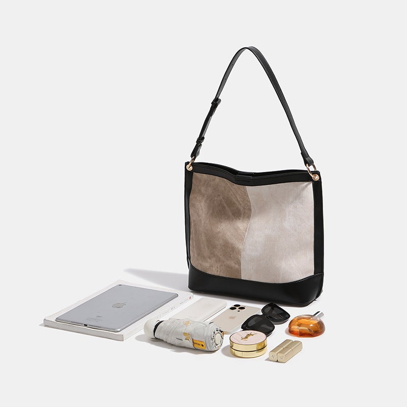 Ink Painting Gallery Tote Bag Large Capacity Bag Women'S 2025 Spring And Fashion Trendy Texture Commuting Shoulder Bag - Image 5