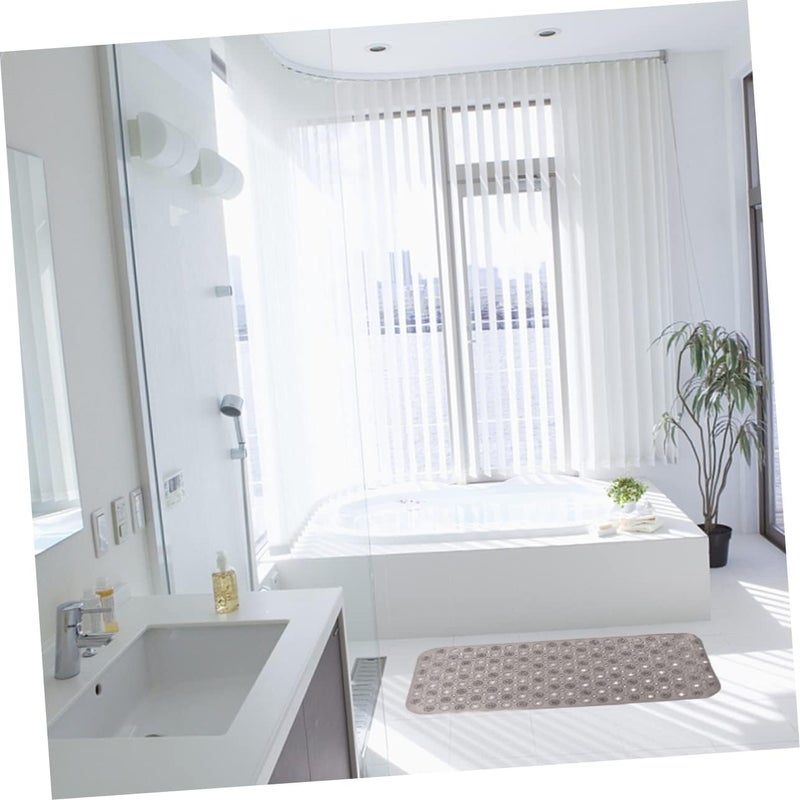 Ciieeo Bathroom Accessories Washable Massage Feet Bath Pad Slip Floor Mat PVC Bathtub Mat - Image 3