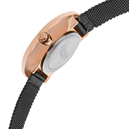 Giordano Eleganza Collection Analog Wrist Watch for Women with Color Variant, Stylish Wired Metal Mesh Band| Ladies | Girls - GD-4062 - Image 4