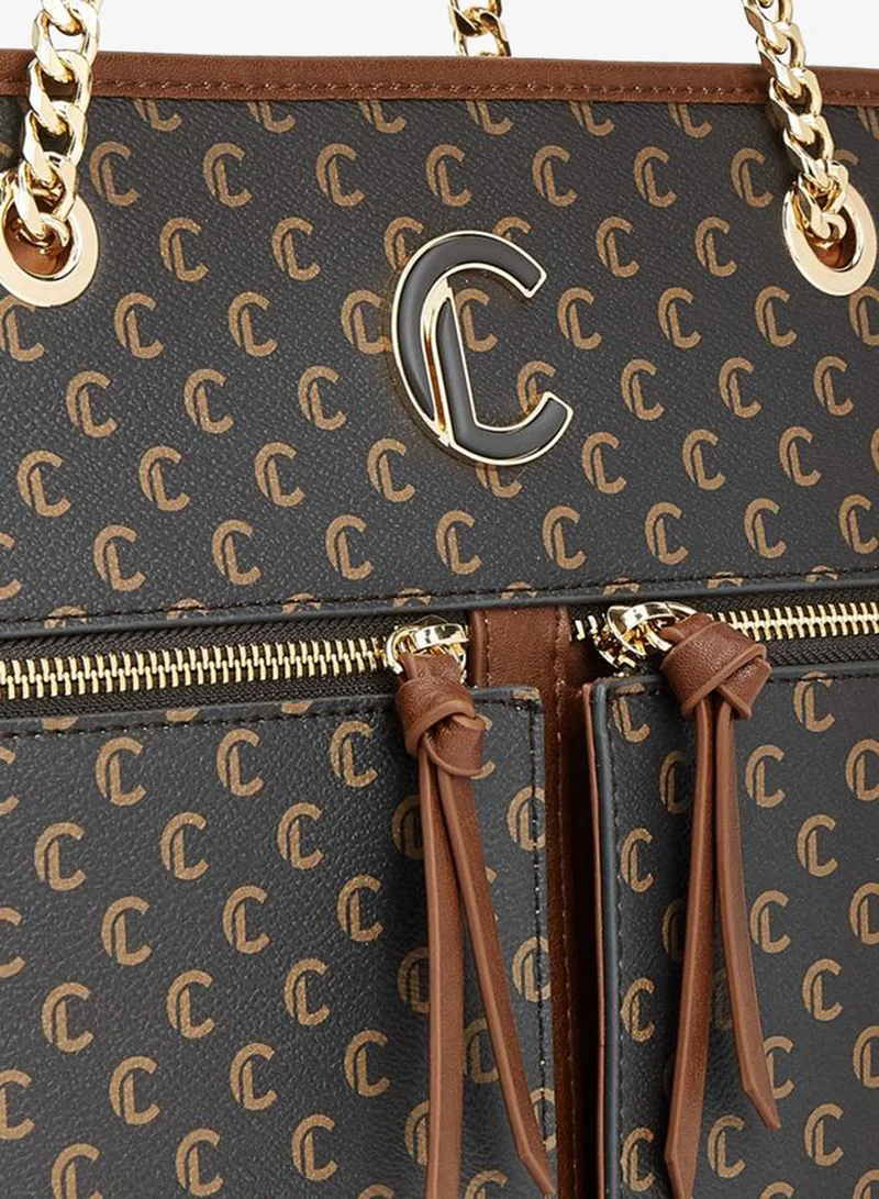 Le Confort BROWN Monogram Shopper for Women | Best Price UAE