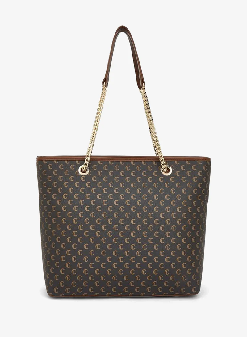 Le Confort BROWN Monogram Shopper for Women | Best Price UAE