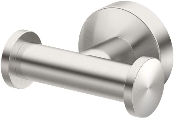 Gatco 4645A Glam Double Robe Hook 310W Satin Nickel - Image 1
