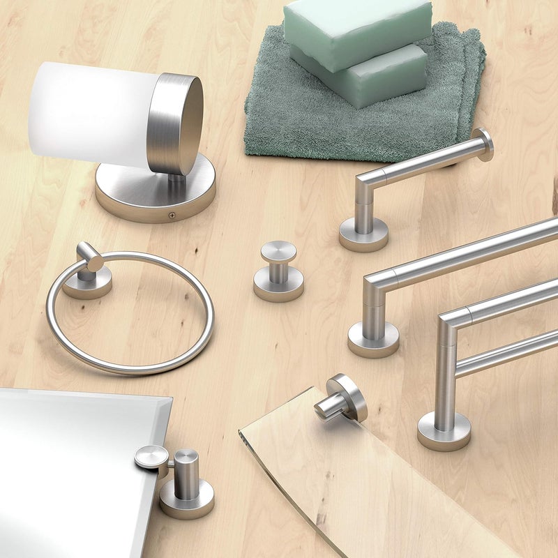 Gatco 4645A Glam Double Robe Hook 310W Satin Nickel - Image 2