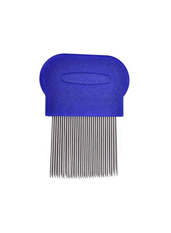 Alexvyan Multi Color Terminator Lice Comb No Nit Hair Rid Headlice Superdensity Stainless Steel Metal Teeth Remove Nits Brush Comb - Image 3