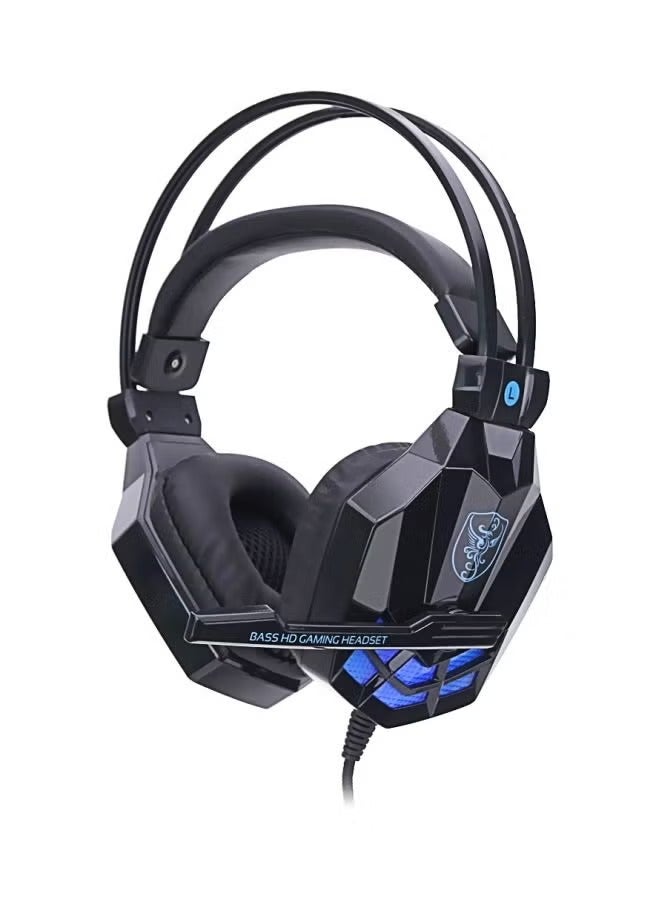 Hamzone Professional Gaming Headset with Shark LED Light & 3D Surround Sound  - Image 1