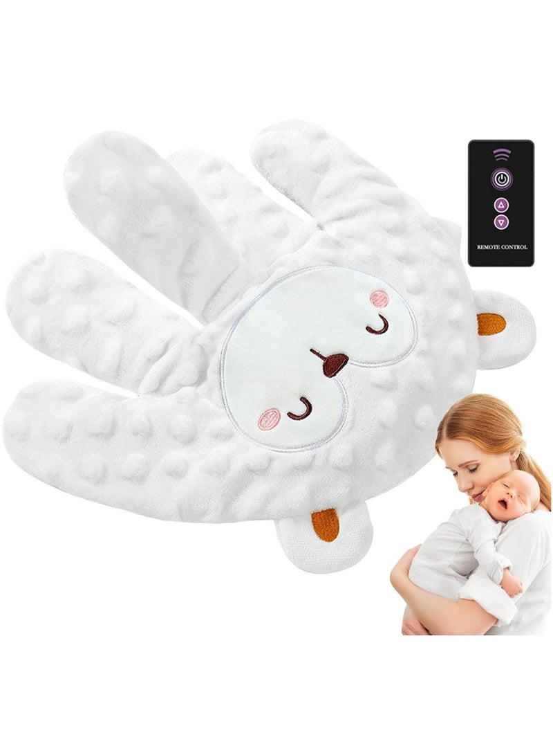 Baby Soothing Palm Hand, Baby Sleep Aid Palm for Baby Sleep, Baby Sleep Automatic Beater, Baby Sleeping Palm with Remote Control, Baby Sleep Soother Comfortable Electric Baby Hand Pillow for Home - Image 5