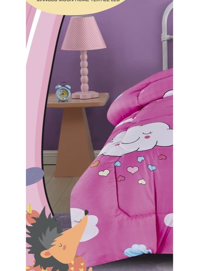 مون مفرش نفر حشوة رسومات اطفال لراحة طفلك - Image 2