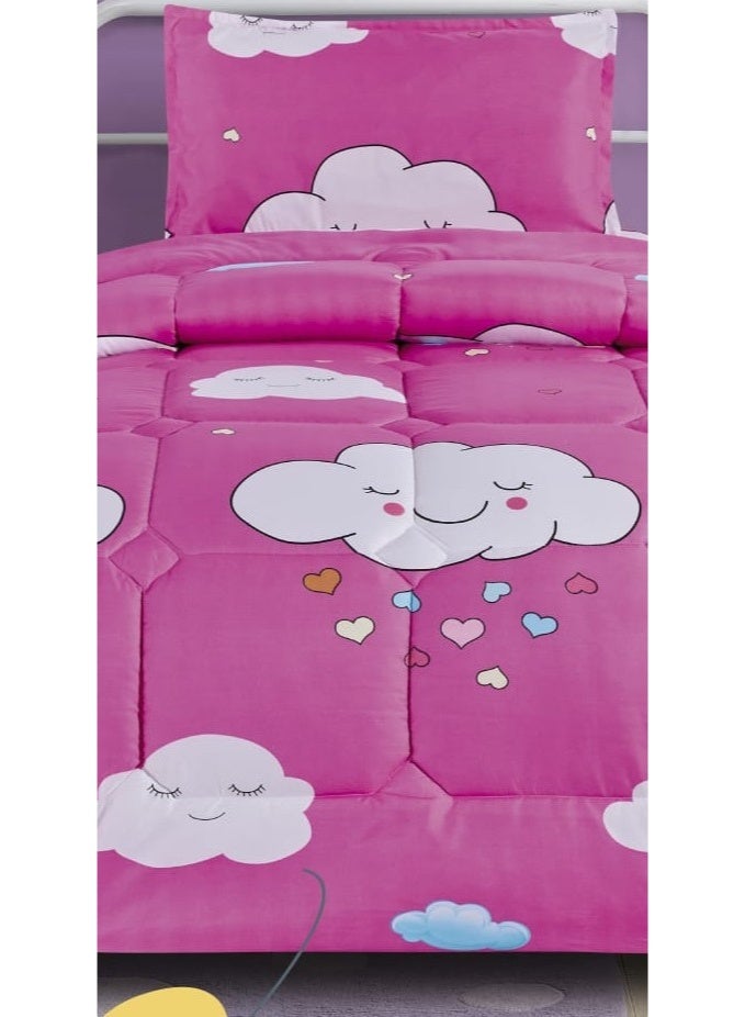 مون مفرش نفر حشوة رسومات اطفال لراحة طفلك - Image 3