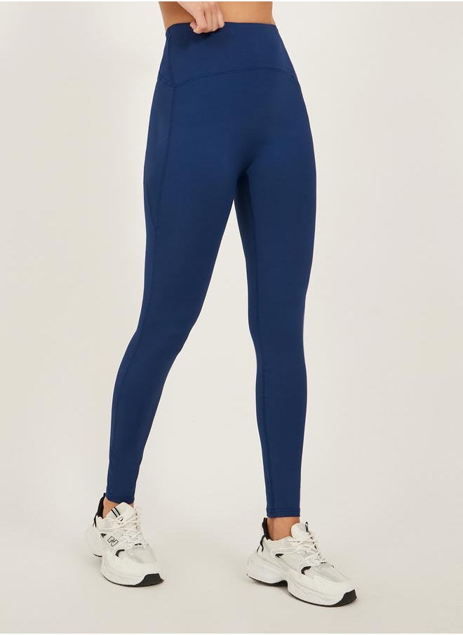Styli Broad Waist Stitch Detail Leggings  - Image 2