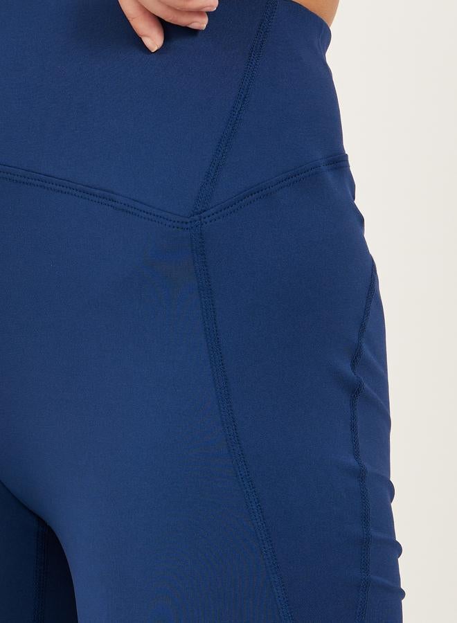 ستايلي اكتيف ليجنز بخصر عريض وتفاصيل خياطة - Image 4