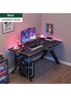 Gaming Table, Office Desk Computer table Gaming Desk,100 * 60CM Home Office Desk, Extra Large Modern Ergonomic Black PC Table Gamer Workstation Black(100*60*75CM) - pzsku/ZC3087C9A3B22519F94D3Z/45/_/1729051200/b3b557a6-bc2c-4a41-9f97-746846d90b0a