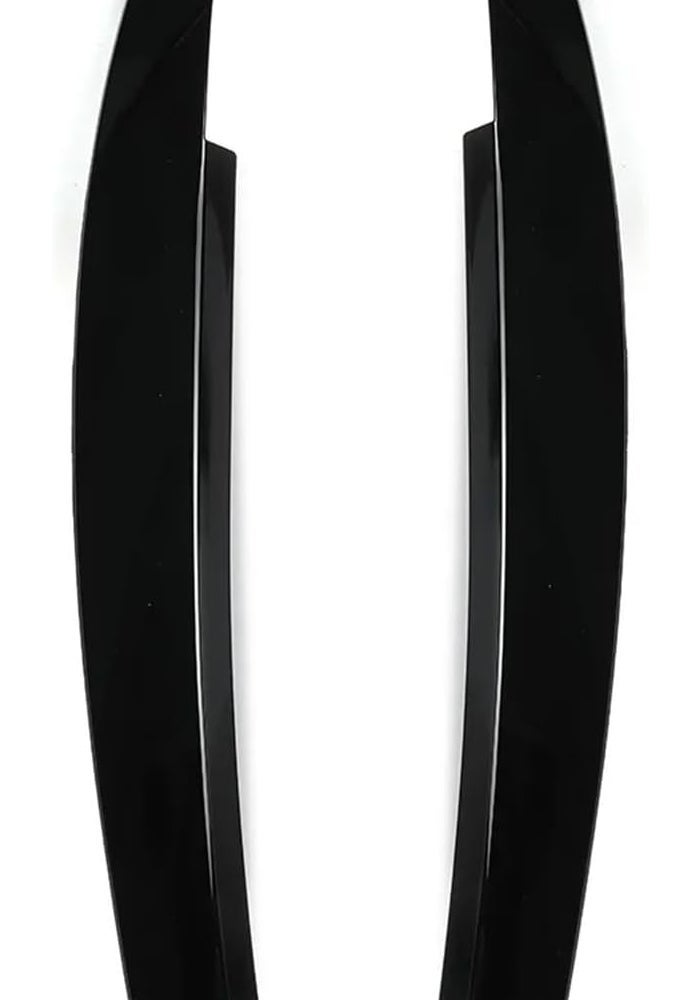 QASULER Glossy Black Carbon Fiber Headlight Eyelids for VW Scirocco R GTS - Image 1