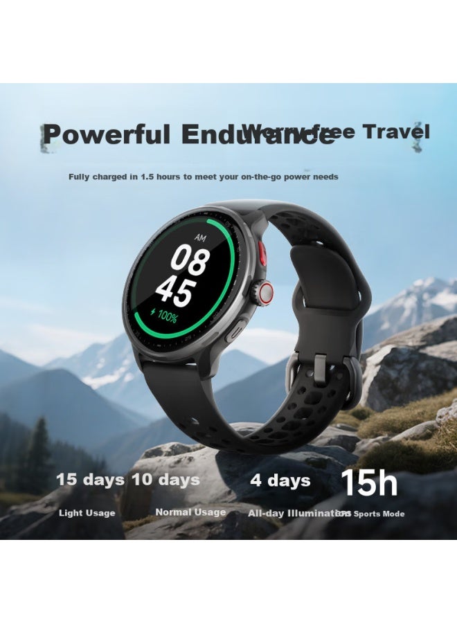 Kpep [Professional Sports] Gps Five-Star Dual-Frequency Positioning Outdoor Running Professional Swimming Cycling Hiking Sports Trajectory Heart Rate Pace Blood Oxygen Monitoring Sports Smartwatch - Image 3