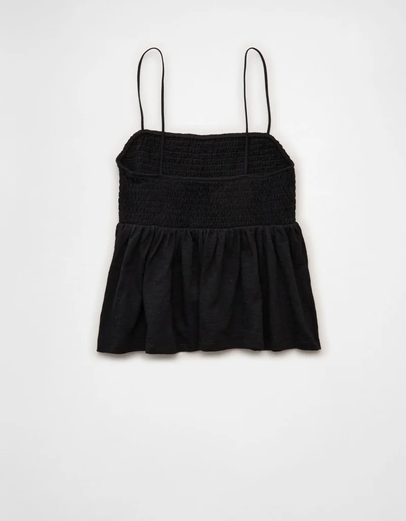 American Eagle  AE Sunchaser Babydoll Smocked Tank Top for Women | Best Price UAE