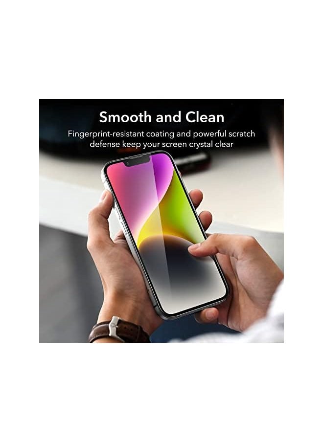 ESR - For Iphone 14 Screen Protector, Iphone 13/13 Pro Screen Protector, 6.1 Inch Armorite Tempered Glass [110-Lb Impact Resistance] With Easy Alignment Frame, Scratch Resistant, 2 Pack - Image 1