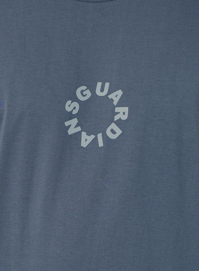 Styli Font Text Print Short Sleeve Oversized T-Shirt  - Image 4