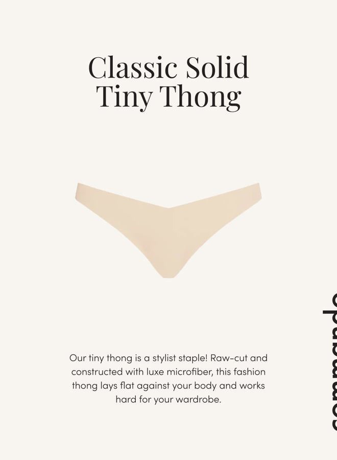 COMMANDO Women's Classic Tiny Thong, True Nude, S/M - Image 4