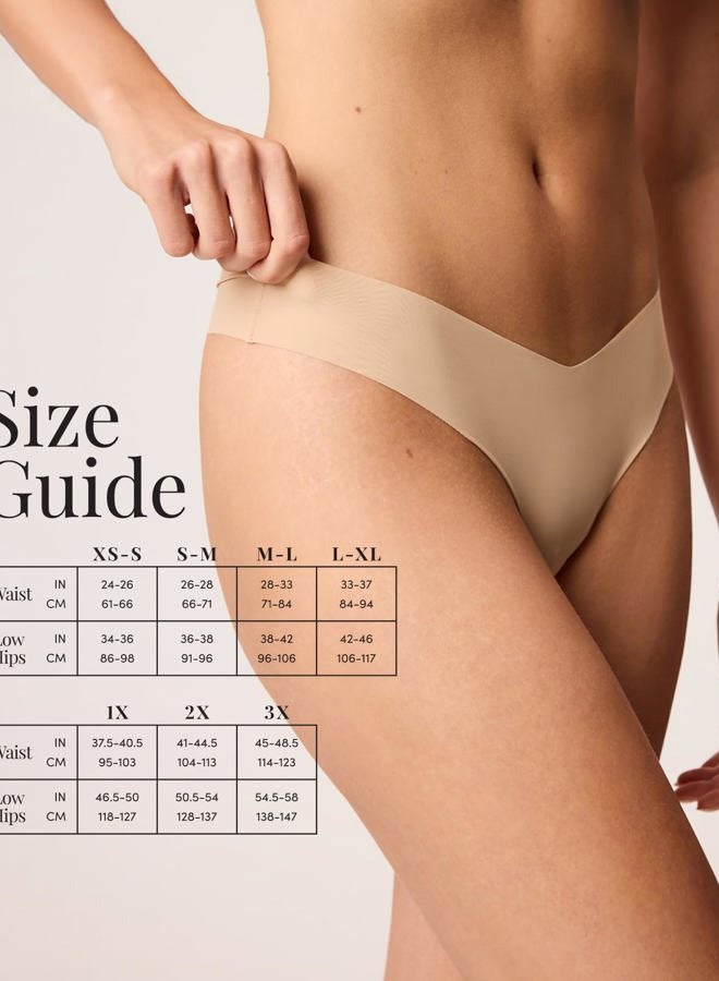 COMMANDO Women's Classic Tiny Thong, True Nude, S/M - Image 5