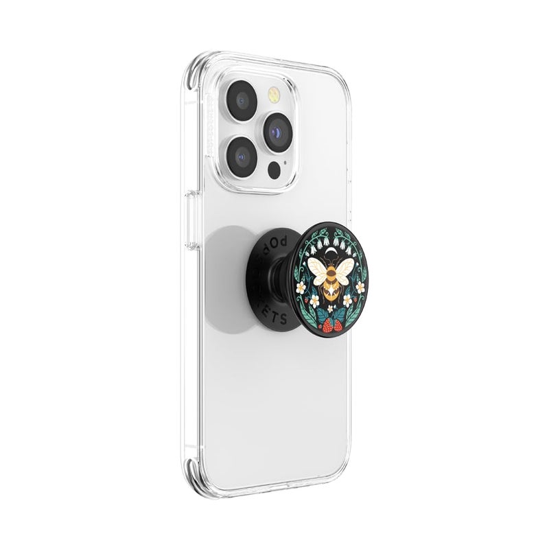 POPSOCKETS â€‹â€‹â€‹â€‹PopSockets Phone Grip with Expanding Kickstand, Adhesive Grip, Cute PopSockets - Bee Boho - Image 2