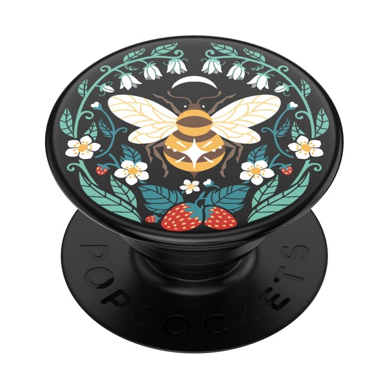 POPSOCKETS â€‹â€‹â€‹â€‹PopSockets Phone Grip with Expanding Kickstand, Adhesive Grip, Cute PopSockets - Bee Boho - Image 1
