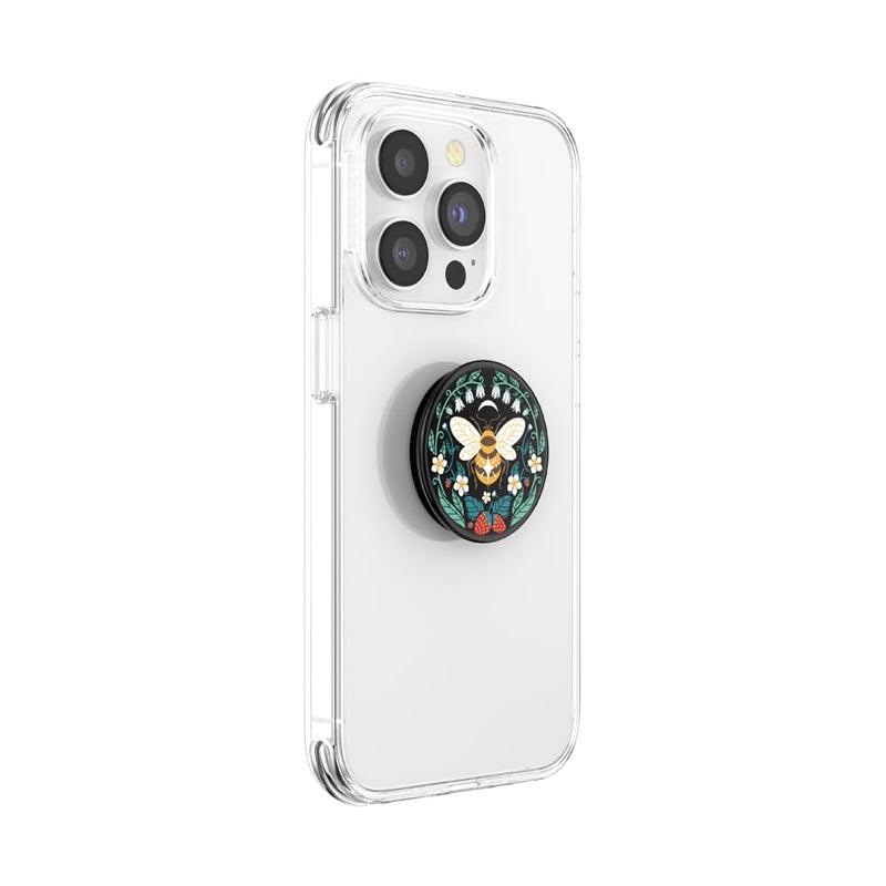 POPSOCKETS â€‹â€‹â€‹â€‹PopSockets Phone Grip with Expanding Kickstand, Adhesive Grip, Cute PopSockets - Bee Boho - Image 3