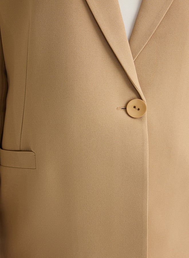 trendyol Cream Blazer Jacket  - Image 5