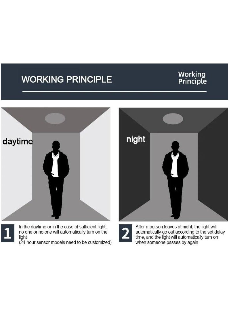 بيعتكلها 110 فولت 220 فولت المنزل داخلي في الهواء الطلق PIR محس حركة كاشف مفتاح ذكي صغير التلقائي مصباح لجهاز الاستشعار التبديل ل LED ضوء الليل الحساسة - Image 5