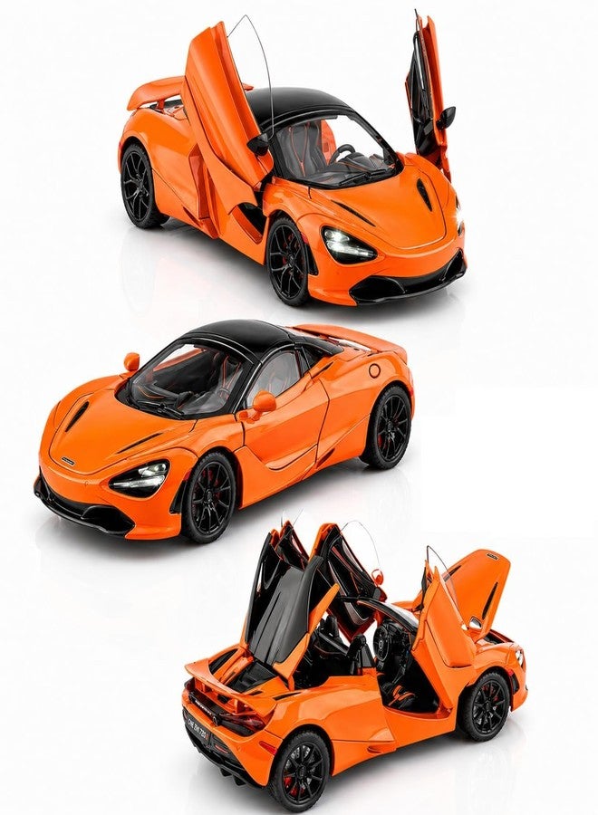 Mummy Please 1:32 Scale Die-Cast Metal【Colors as Per Stock】 with Openable Doors,Lights,Music and Pull Back Action【Pack of 1】 (Mcclaren 720S) - Image 1