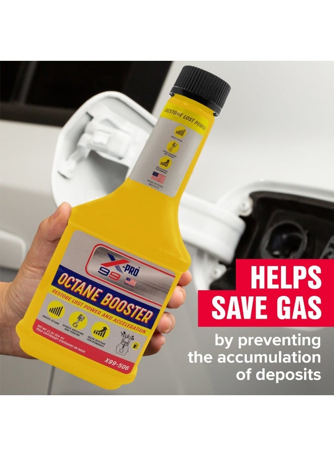 Xpro X99-506 Octane Booster Fuel Additive 354ml, Petrol Engine Performance Booster, Fuel System Cleaner, Helps Reduce Engine Knocking and Pinging, Restores Lost Power and Acceleration, Improves Fuel Efficiency, Engine Cleaner Treatment - Image 5